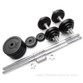 Cast Iron Free Weights Lifting Chrome Dumbbell Set